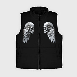 Женский жилет Skulls and Wings Mechanic, цвет: 3D-черный