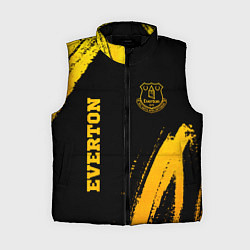 Женский жилет Everton - gold gradient вертикально, цвет: 3D-черный