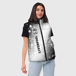 Женский жилет Liverpool sport на светлом фоне по-вертикали, цвет: 3D-черный — фото 2