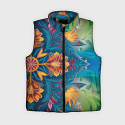 Женский жилет Батик в традиционном индонезийском стиле, цвет: 3D-черный