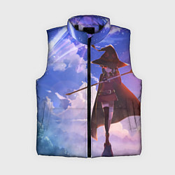 Женский жилет Konosuba Мэгумин cute, цвет: 3D-черный