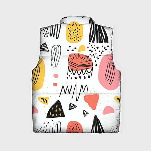Женский жилет Паттерн узоры / 3D-Красный – фото 2