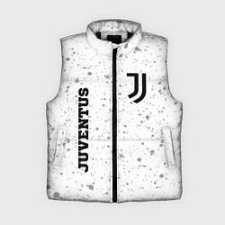 Женский жилет Juventus sport на светлом фоне вертикально, цвет: 3D-черный