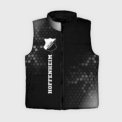 Женский жилет Hoffenheim sport на темном фоне по-вертикали, цвет: 3D-черный