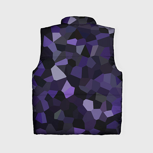 Женский жилет Кристаллизация темно-фиолетового / 3D-Светло-серый – фото 2