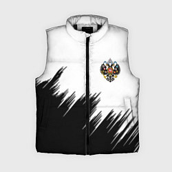 Женский жилет Герб РФ просто краски
