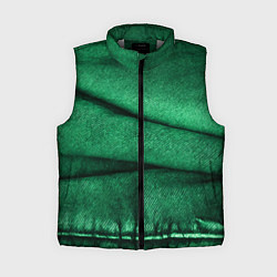 Женский жилет Зеленая джинса, цвет: 3D-светло-серый