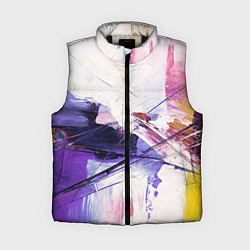 Женский жилет Хаотичные мазки краски