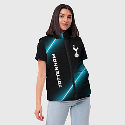 Женский жилет Tottenham неоновые лампы, цвет: 3D-черный — фото 2