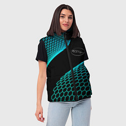 Женский жилет Jaguar electro hexagon, цвет: 3D-черный — фото 2