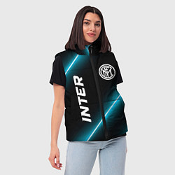Женский жилет Inter неоновые лампы, цвет: 3D-черный — фото 2
