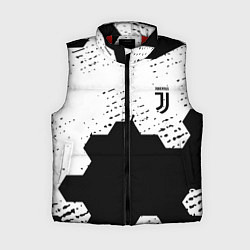 Женский жилет Juventus hexagon black sport