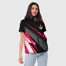 Женский жилет Code Geass electro lines, цвет: 3D-черный — фото 2