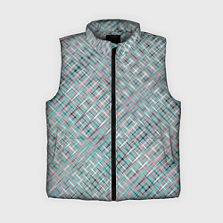 Женский жилет Светлый серо-голубой текстурированный