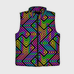 Женский жилет Линии лабиринта спектрального цвета