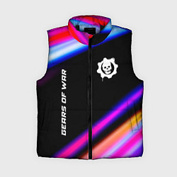 Женский жилет Gears of War speed game lights, цвет: 3D-черный