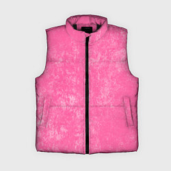 Женский жилет Pink bleached splashes, цвет: 3D-черный