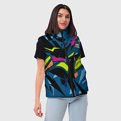 Женский жилет Настоящая абстракция, цвет: 3D-светло-серый — фото 2