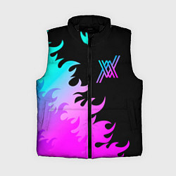 Женский жилет Darling in the FranXX неоновый огонь, цвет: 3D-черный
