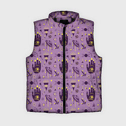 Женский жилет Знаки астрологии, цвет: 3D-черный