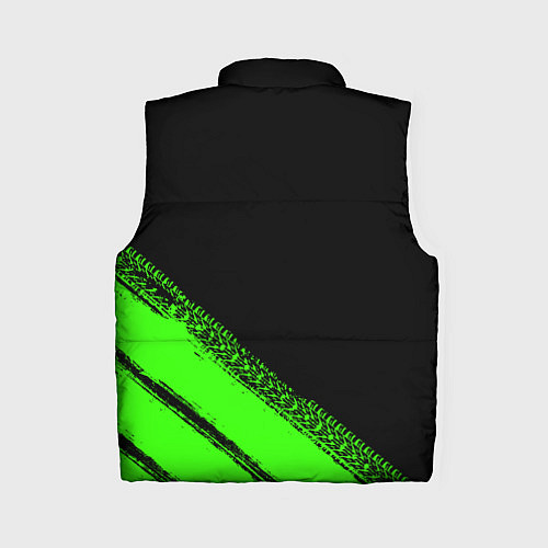 Женский жилет Kawasaki - logo / 3D-Красный – фото 2