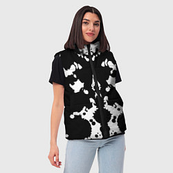 Женский жилет Тест Роршаха - нейросеть, цвет: 3D-черный — фото 2