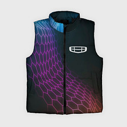 Женский жилет Geely neon hexagon