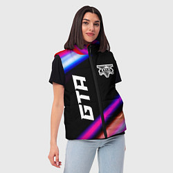 Женский жилет GTA speed game lights, цвет: 3D-черный — фото 2