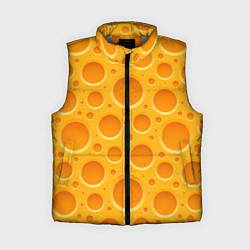 Женский жилет Желтый пластиковый узор