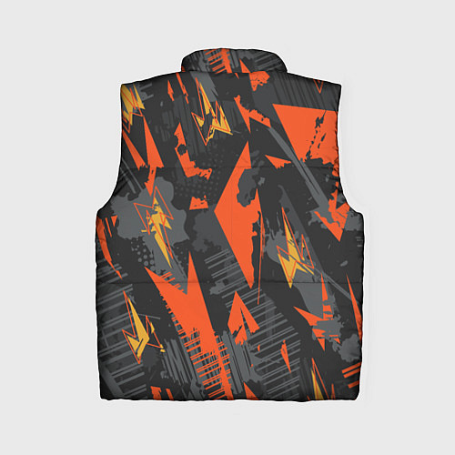 Женский жилет Яркий абстрактный узор для спорта / 3D-Красный – фото 2