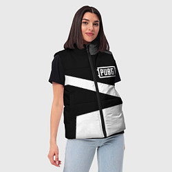 Женский жилет PUBG online geometry, цвет: 3D-светло-серый — фото 2