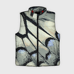 Женский жилет Абстракция - крыло бабочки, цвет: 3D-красный