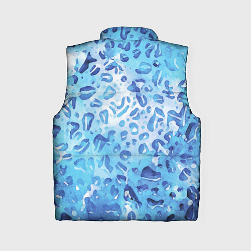 Женский жилет Абстракция паттерн воды и неба / 3D-Красный – фото 2