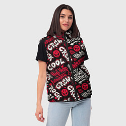 Женский жилет Крутая команда, цвет: 3D-светло-серый — фото 2