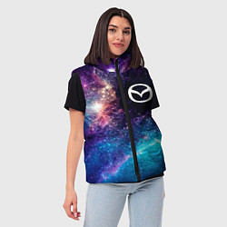 Женский жилет Mazda space auto, цвет: 3D-черный — фото 2