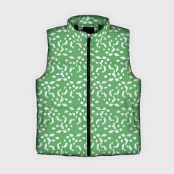 Женский жилет Мозаика на зеленом