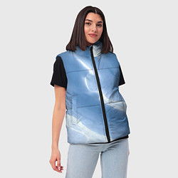 Женский жилет Снежный покров, цвет: 3D-светло-серый — фото 2