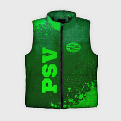 Женский жилет PSV - green gradient вертикально, цвет: 3D-черный