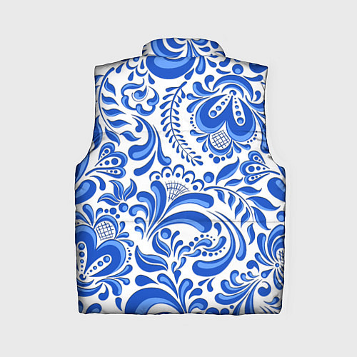 Женский жилет Русская гжель / 3D-Красный – фото 2