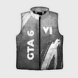 Женский жилет GTA 6 - grey gradient вертикально