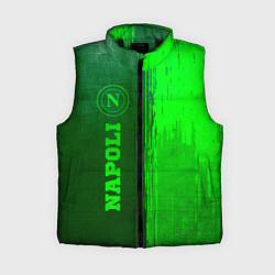 Женский жилет Napoli - green gradient по-вертикали, цвет: 3D-черный