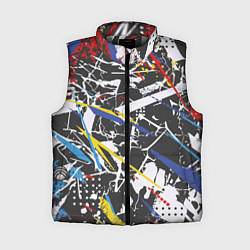 Женский жилет Дизайнерская абстракция, цвет: 3D-светло-серый