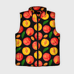 Женский жилет Персиковый паттерн