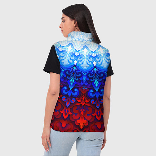 Женский жилет Душа моя Россия 1 / 3D-Светло-серый – фото 4