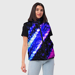 Женский жилет Marshmello neon steel, цвет: 3D-красный — фото 2