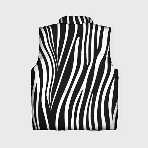 Женский жилет Полоски зебры / 3D-Красный – фото 2