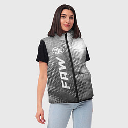 Женский жилет FAW - grey gradient по-вертикали, цвет: 3D-черный — фото 2