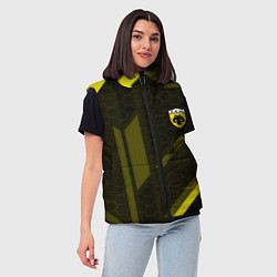 Женский жилет AEK fc geometry, цвет: 3D-черный — фото 2
