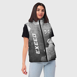 Женский жилет Exeed - grey gradient вертикально, цвет: 3D-черный — фото 2