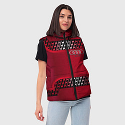 Женский жилет Audi metal steel, цвет: 3D-светло-серый — фото 2